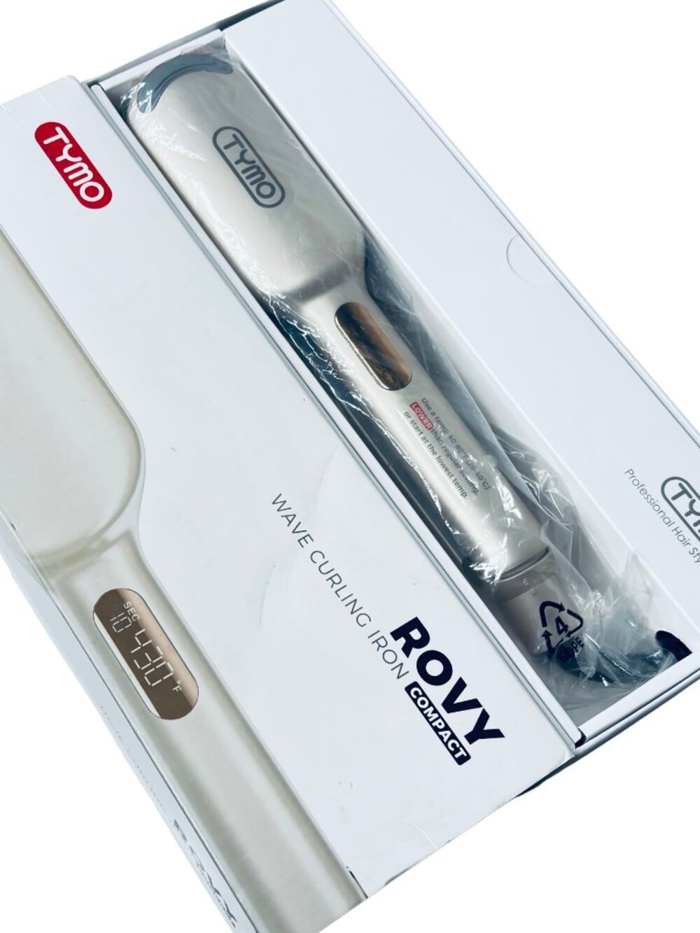 TYMO | Rovy Wave Curling Iron - Pearl White
